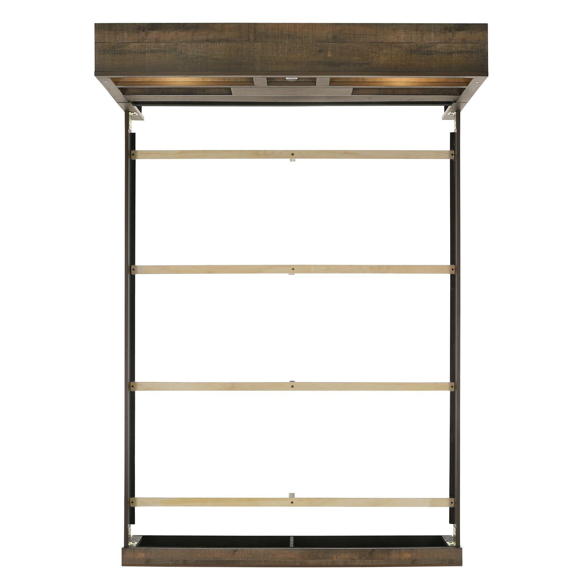 Bailey Queen Bookcase Panel Bed with Bluetooth