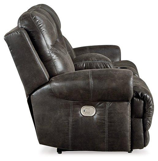 Grearview Power Reclining Loveseat with Console