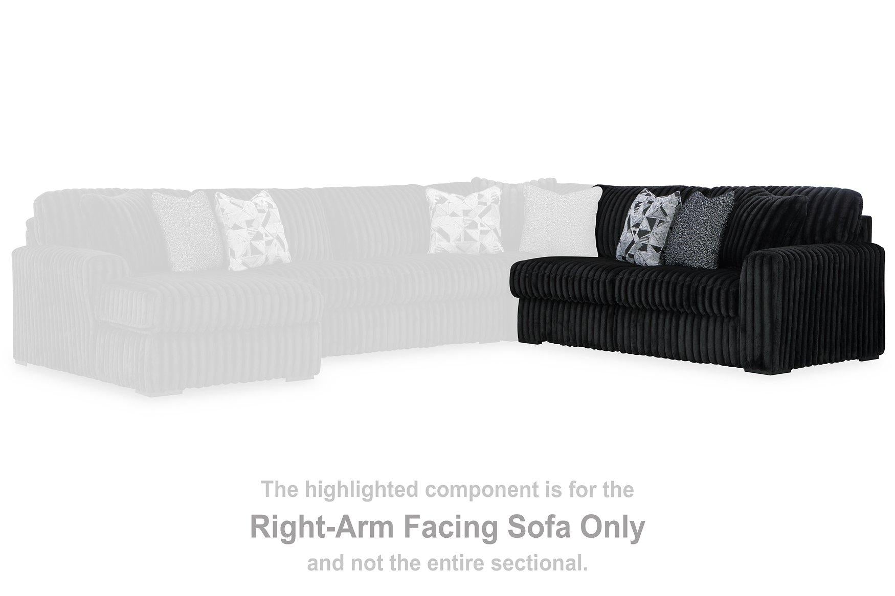 Midnight-Madness Sectional Sofa with Chaise