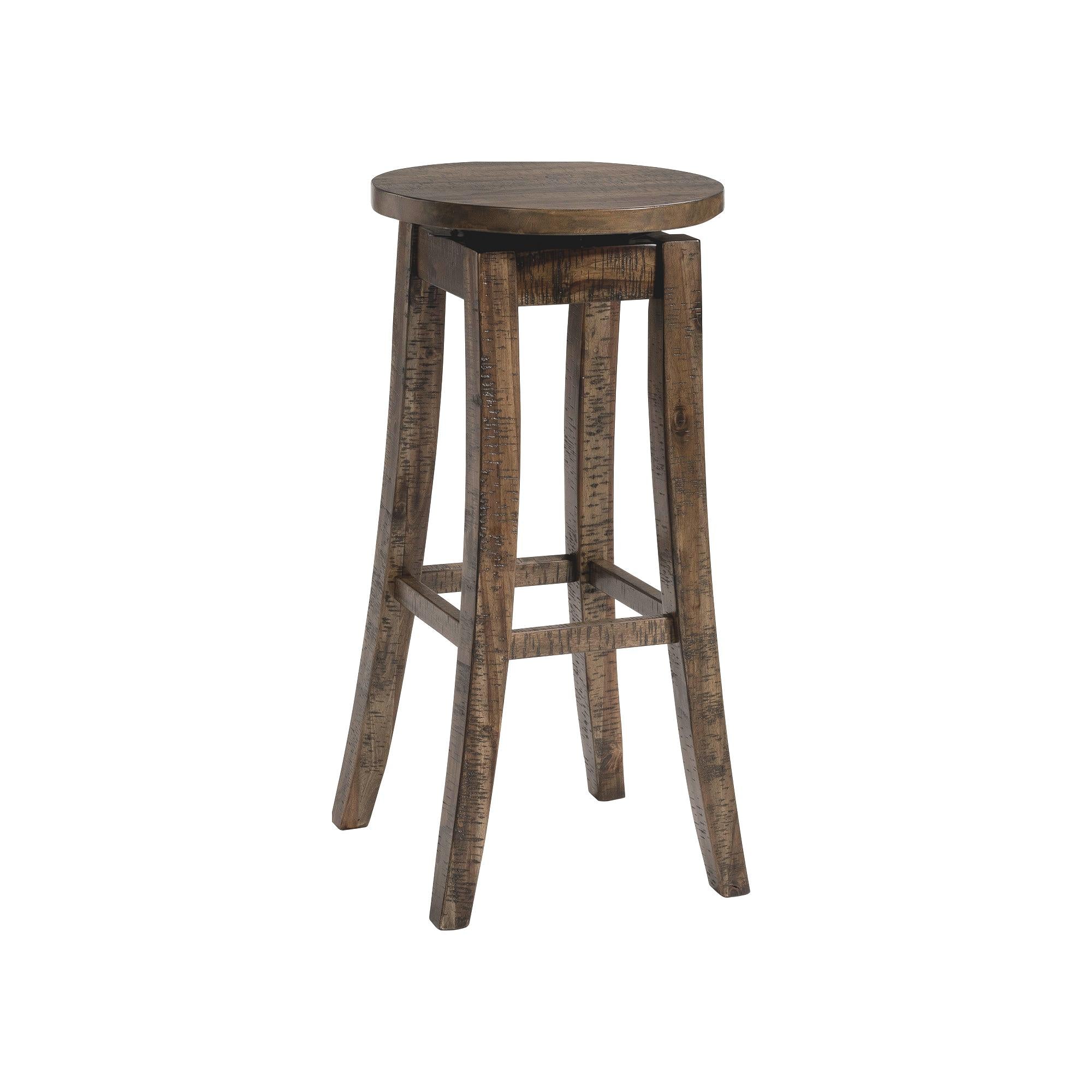 Finn 30" Swivel Backless Bar Stool of 2