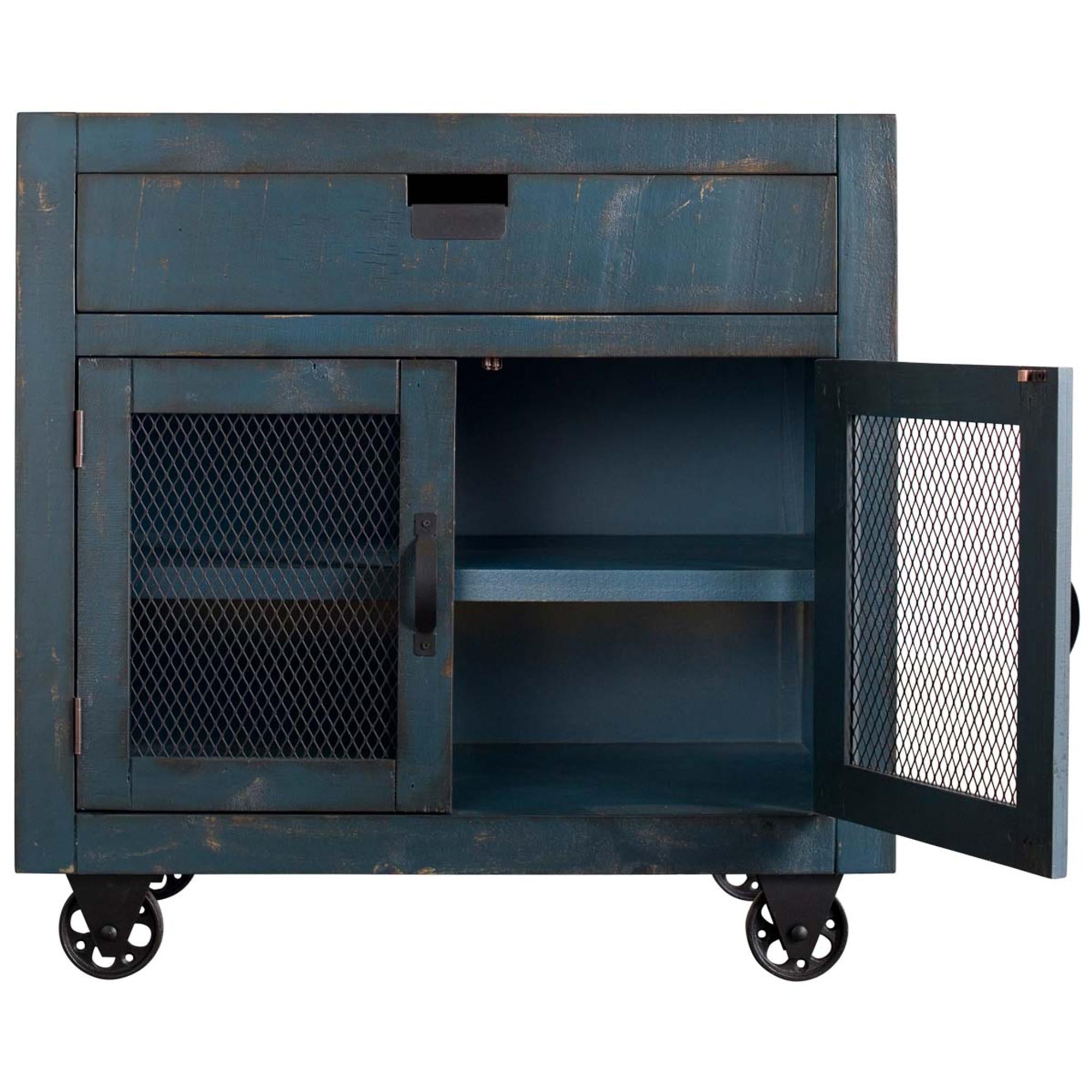 Industrial 2-Door Accent Chest