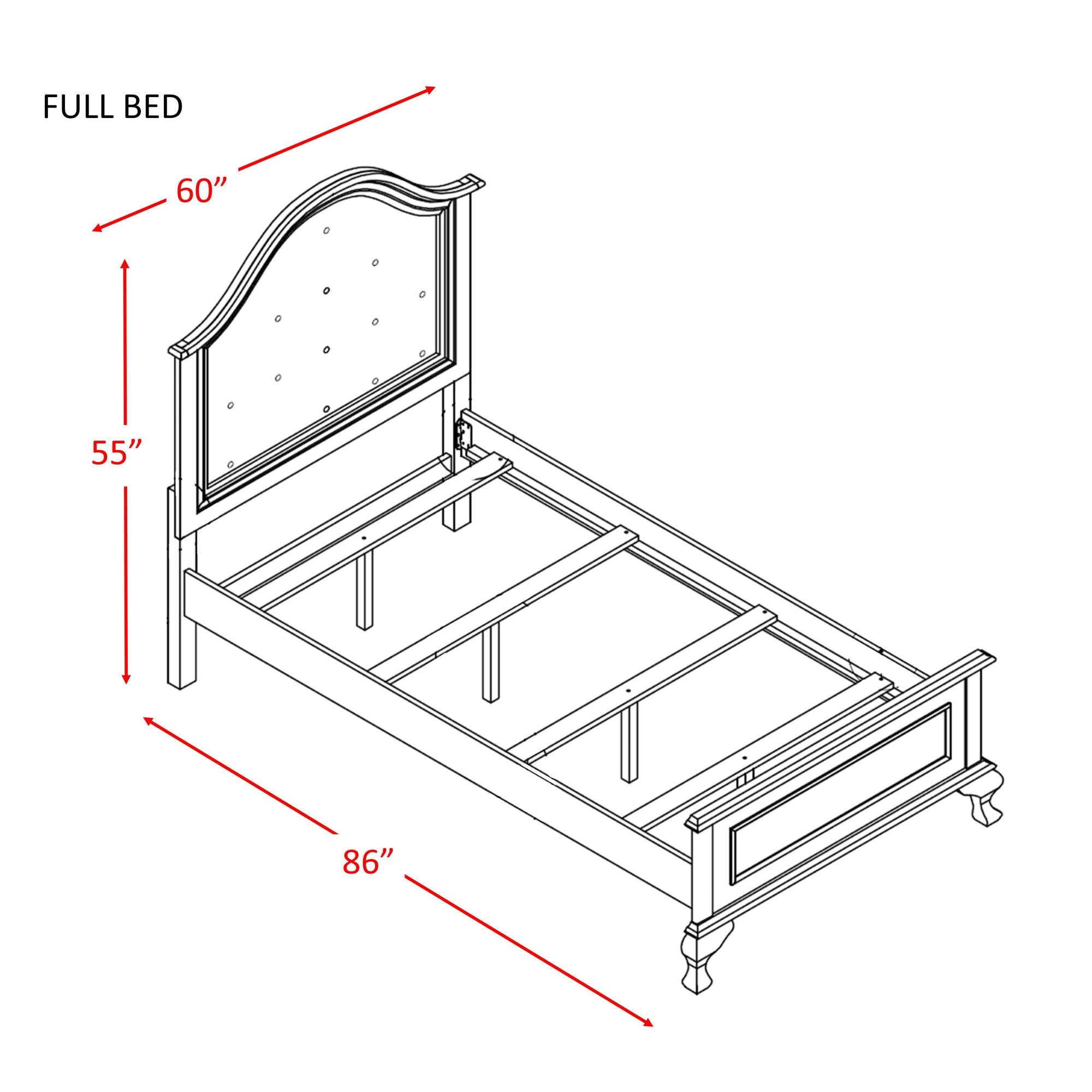 Jesse Full Panel Bed w/ Trundle