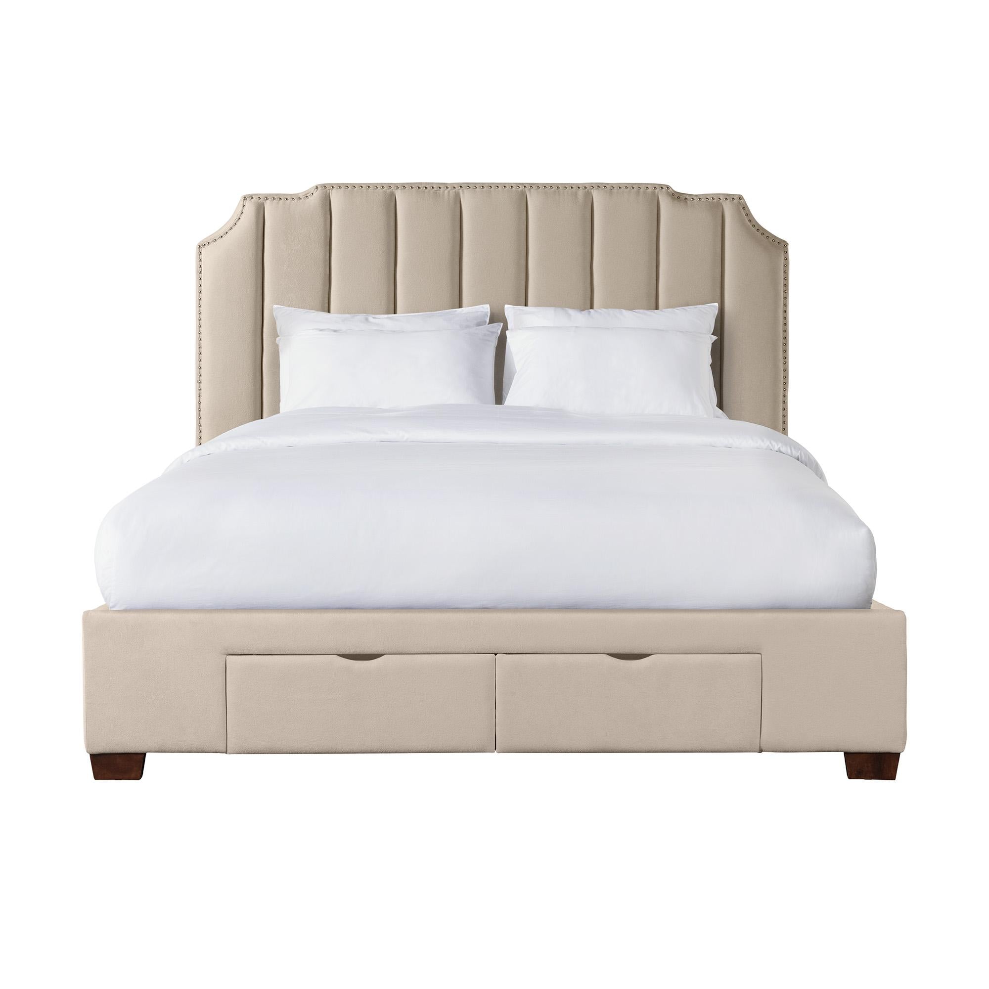 Harper King Upholstered Storage Bed