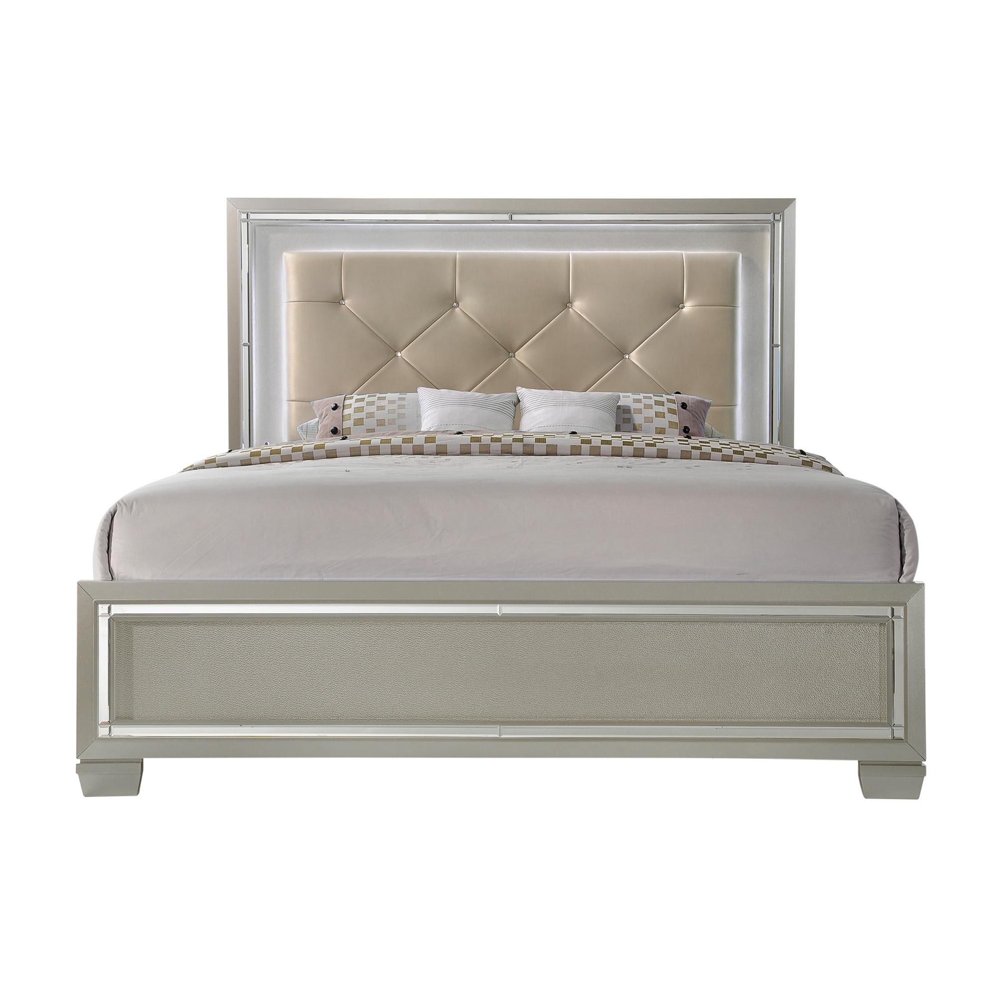 Platinum King Panel Bed