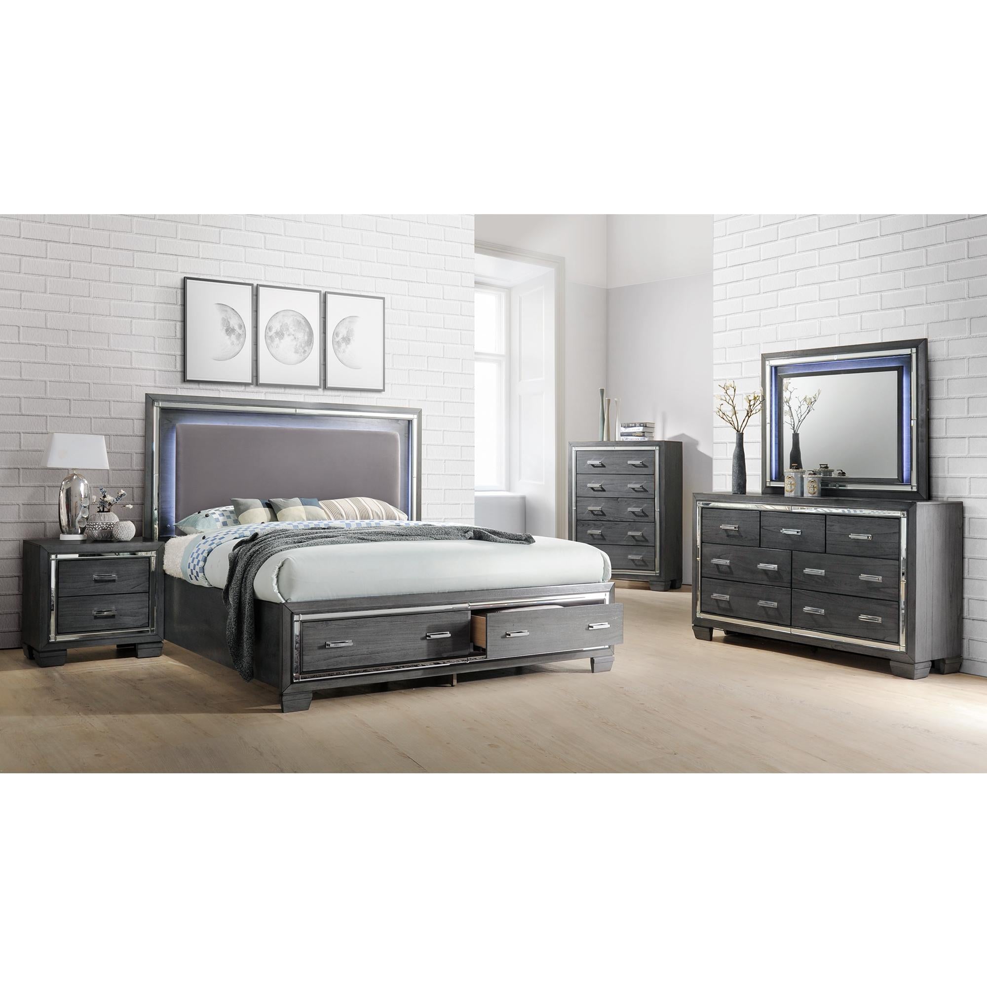 Titanium 7-Drawer Dresser