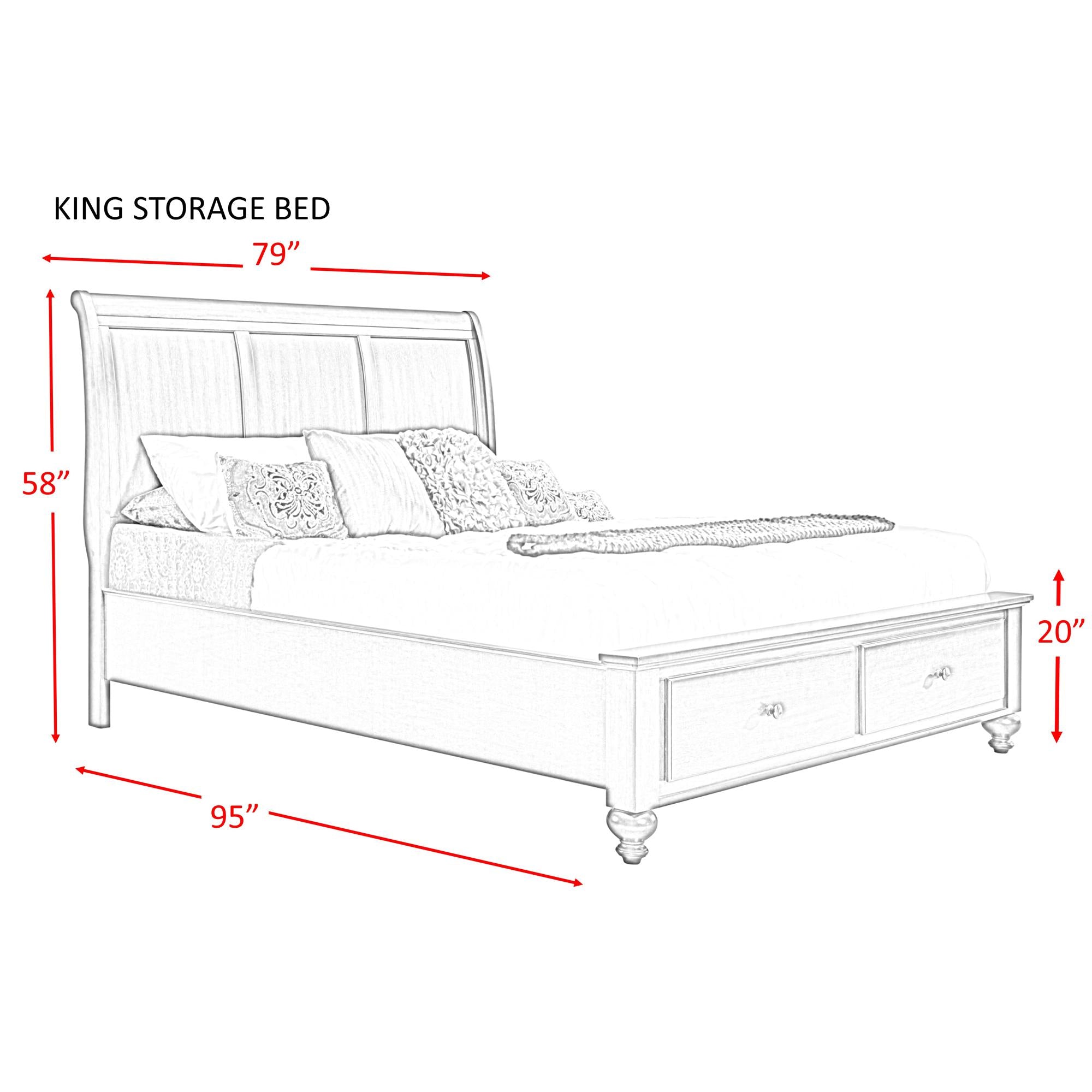 Chatham King Storage Bed