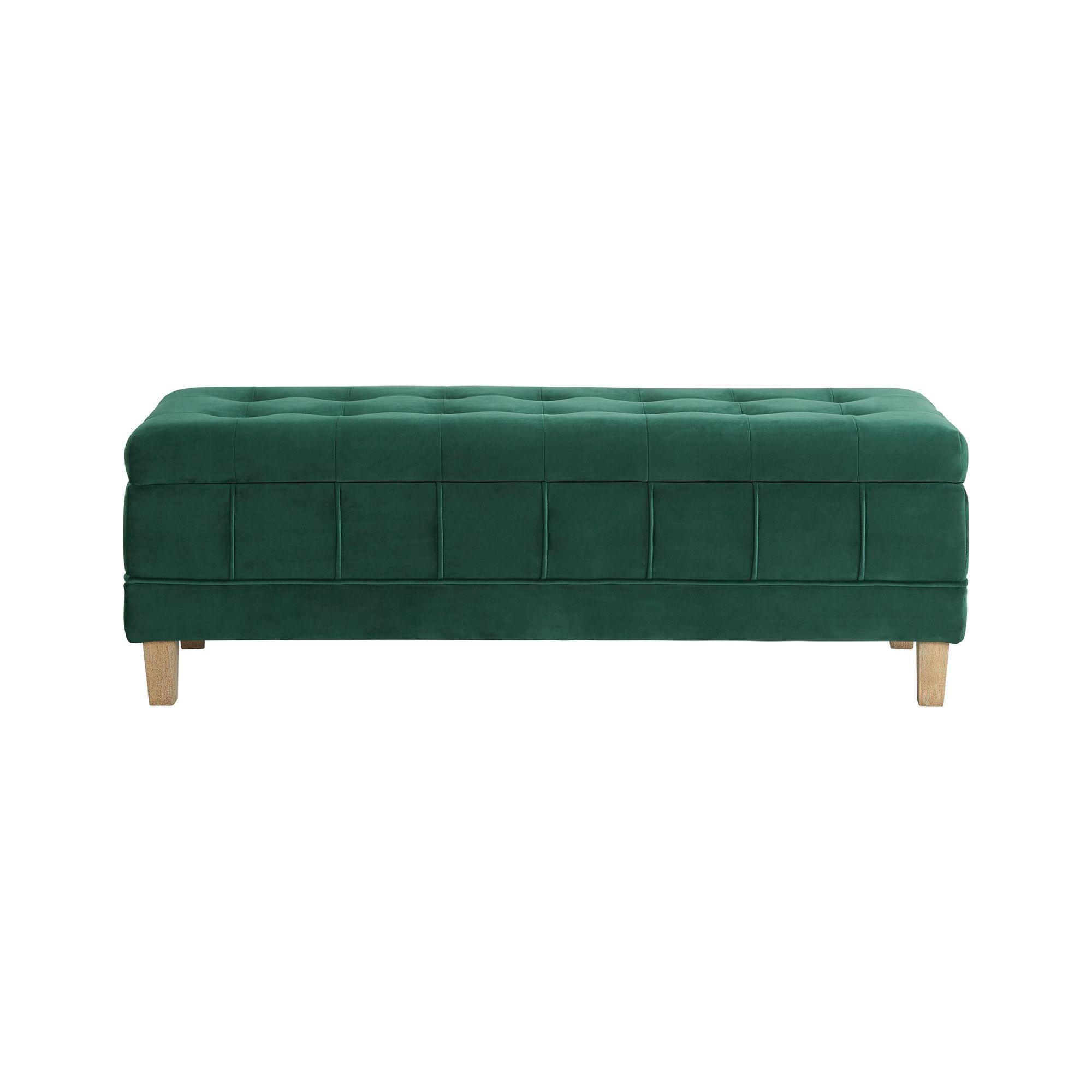 Crosby Tufted Storage Ottoman