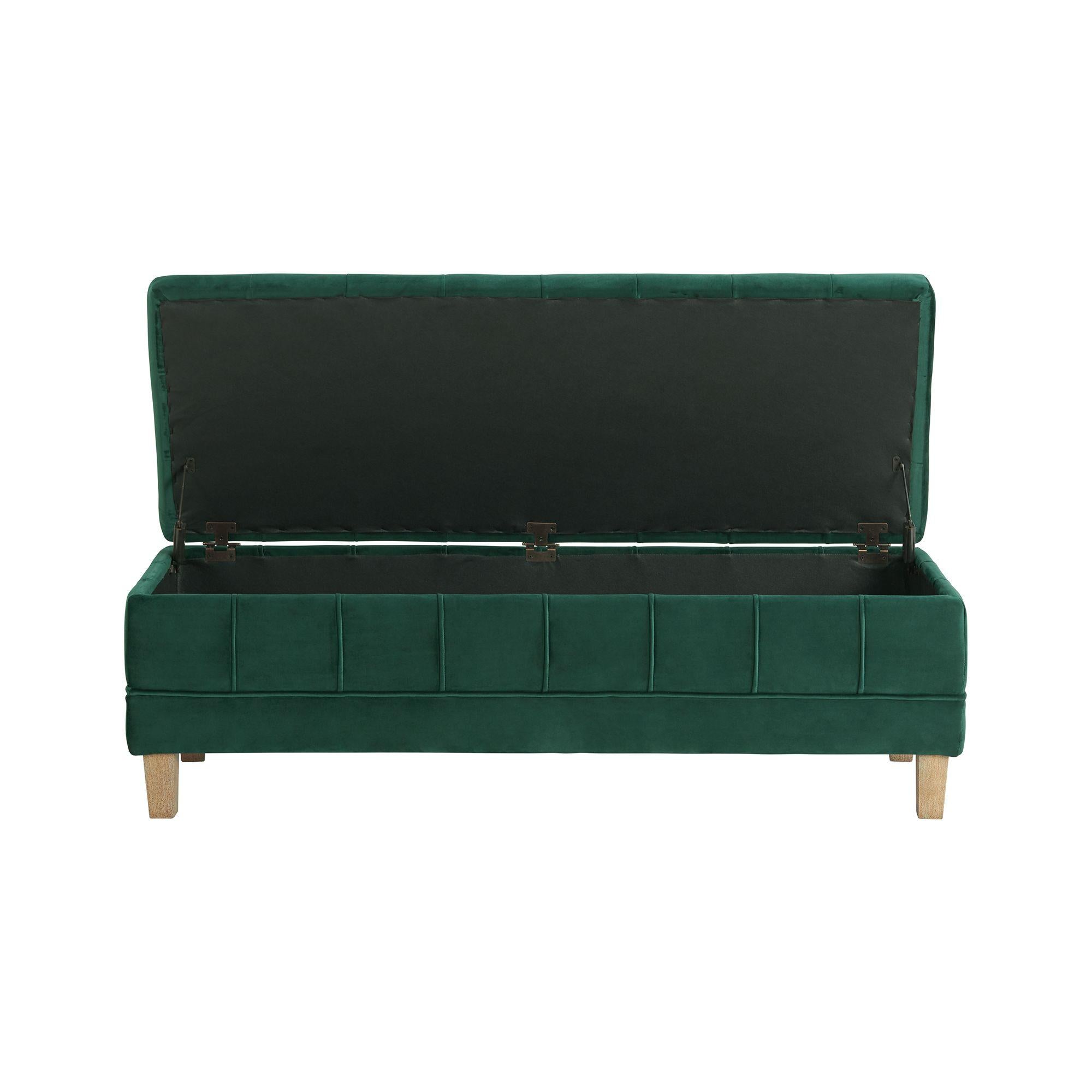 Crosby Tufted Storage Ottoman