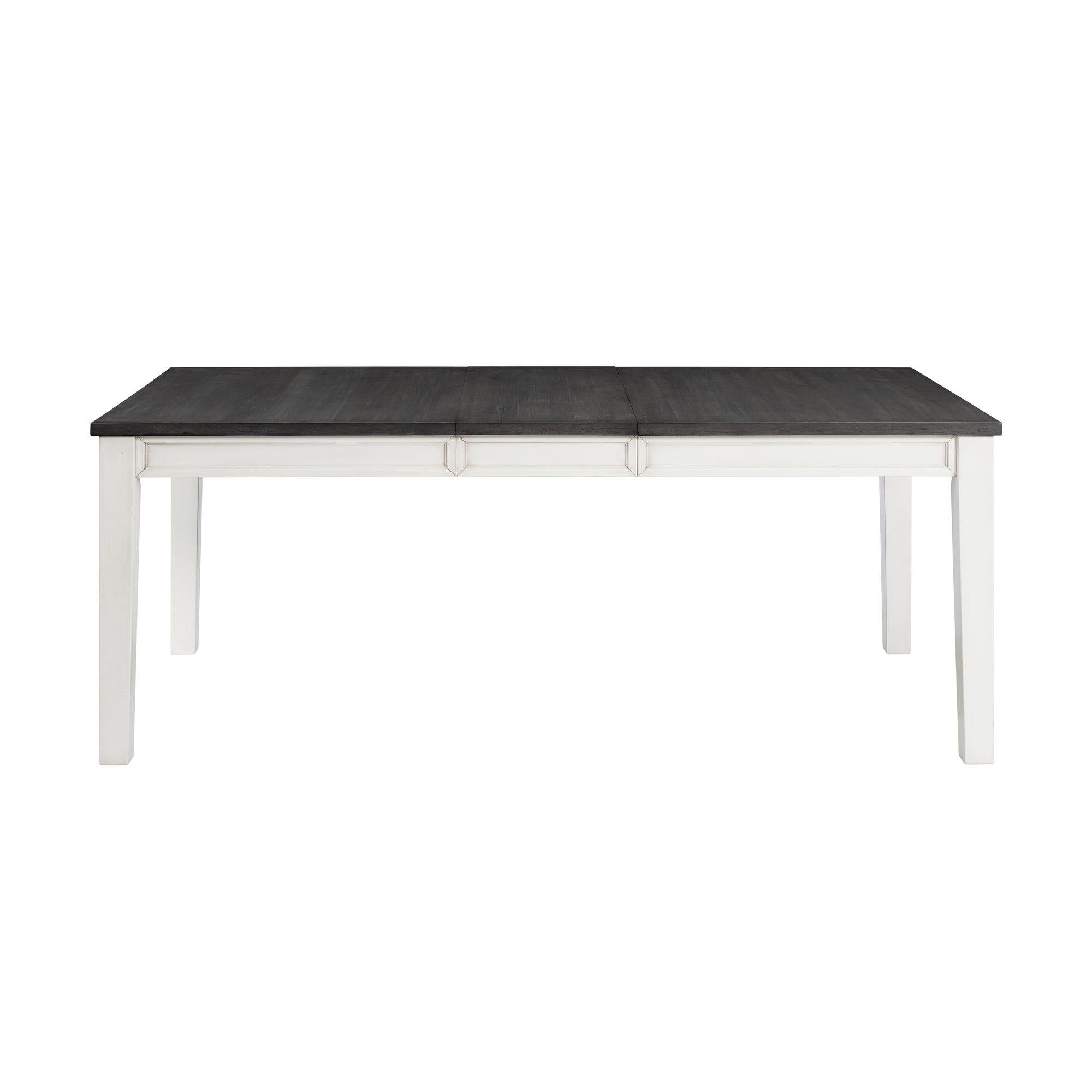 Kayla Two Tone Dining Table with Storage