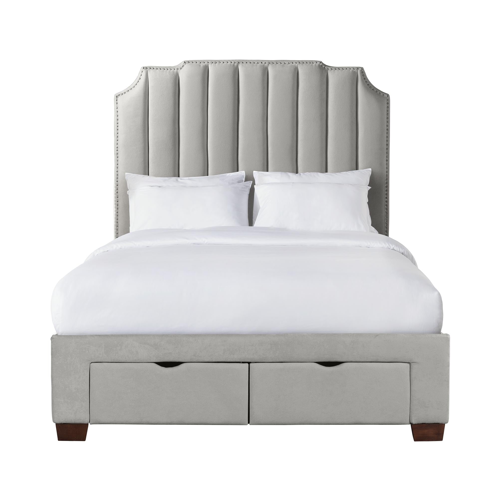 Harper Queen Upholstered Storage Bed