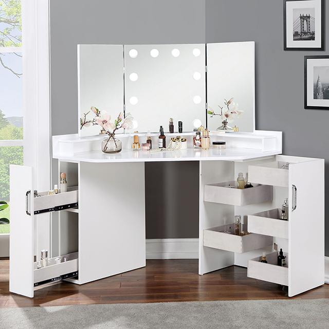 LORYBELLE Vanity Set, White