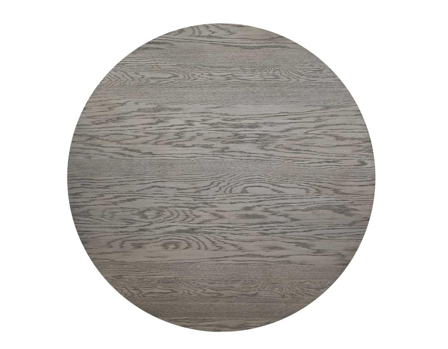 Steve Silver Molly Round Dining Table in Washed Grey Oak