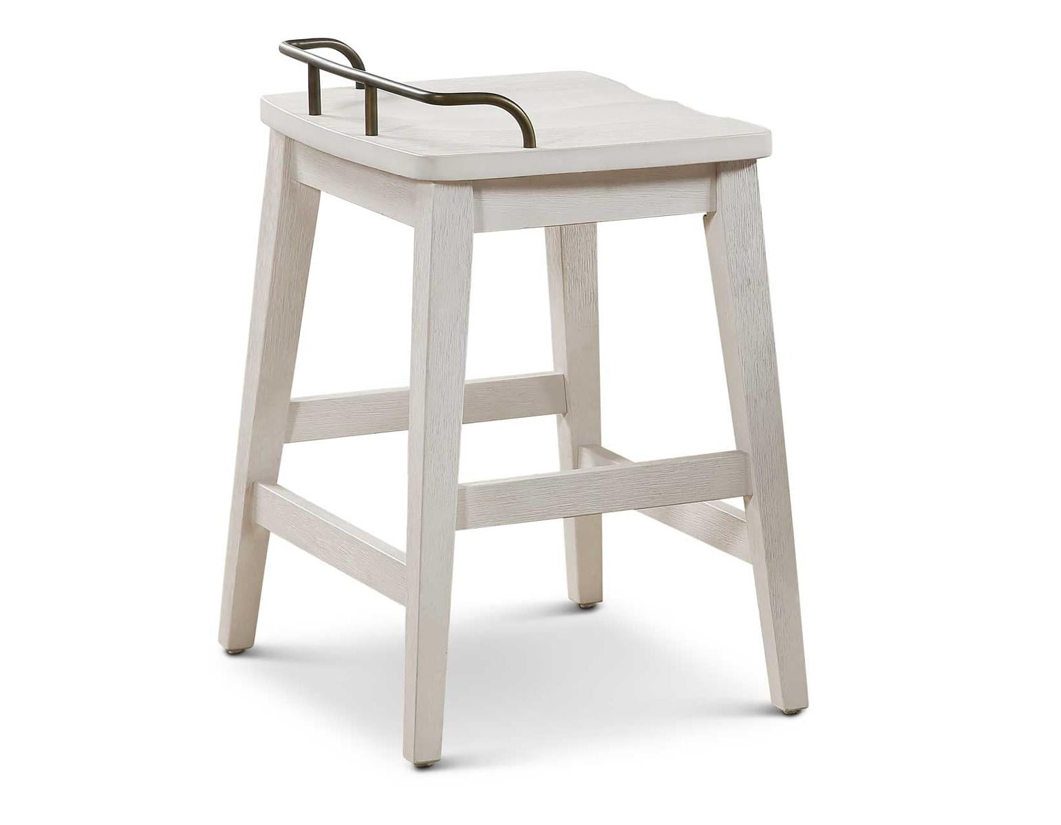 Steve Silver Pendleton Counter Stool in Ivory (Set of 2)