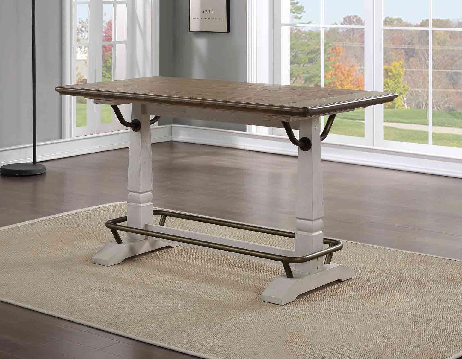 Steve Silver Pendleton Gathering Table in Ivory