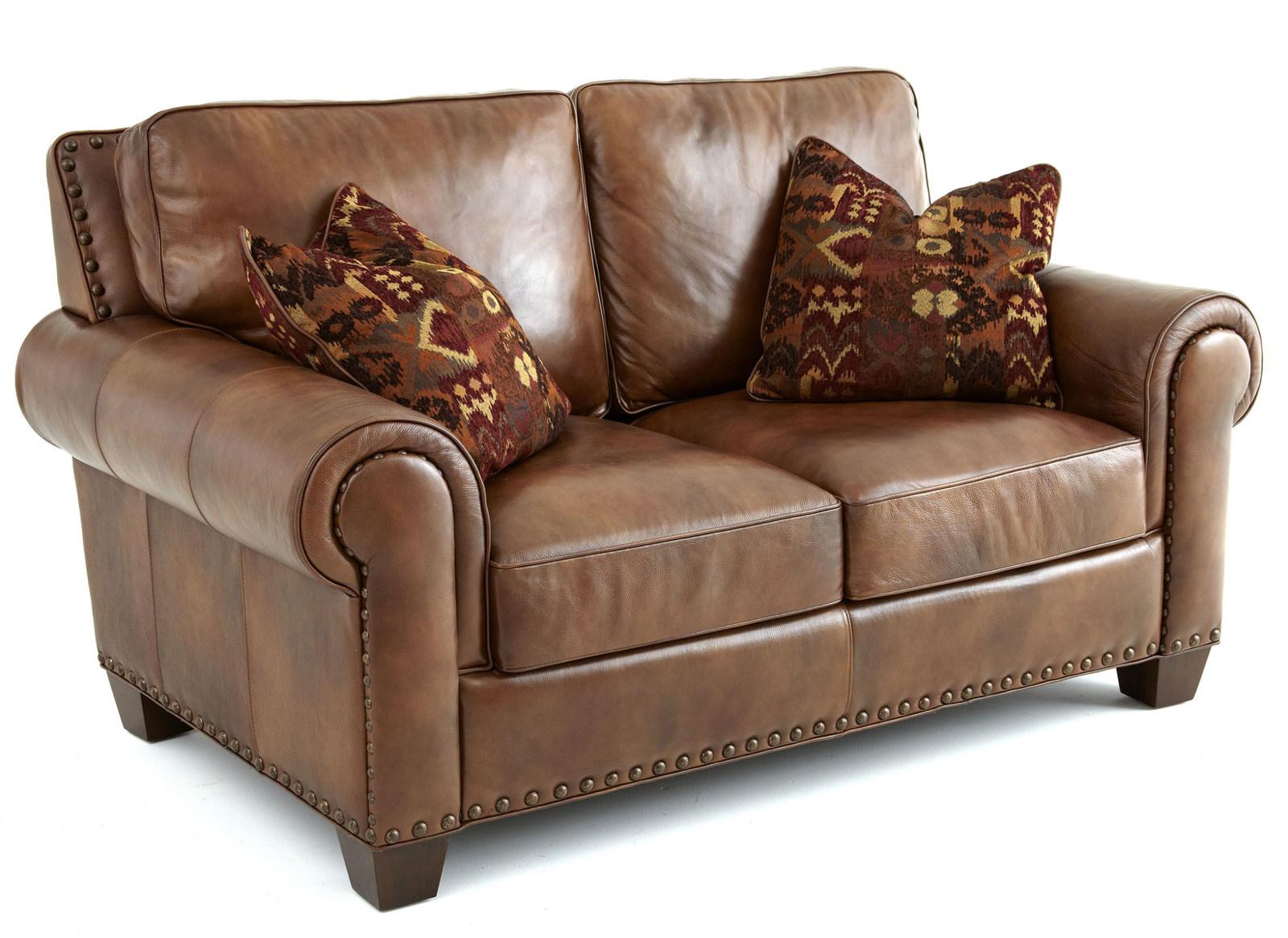 Steve Silver Silverado Loveseat w/ Two Accent Pillows in Metamorphosis Camel image