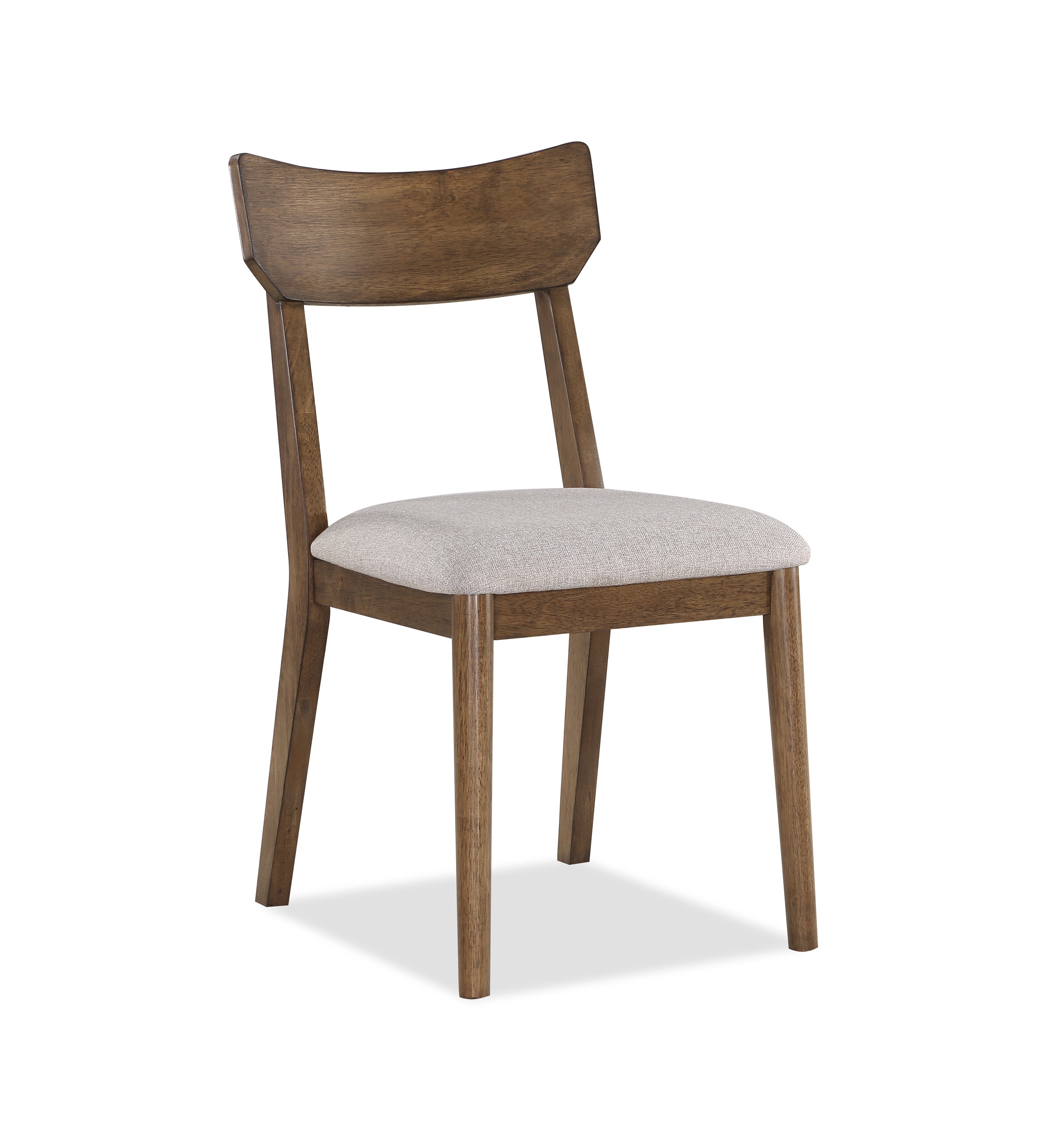 WELDON BROWN/BEIGE DINING CHAIR image